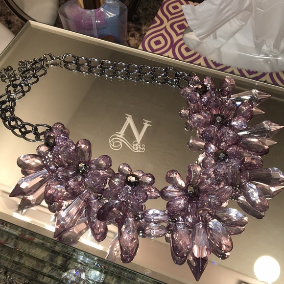 Crystal necklace. Never worn - Picture 2 of 4